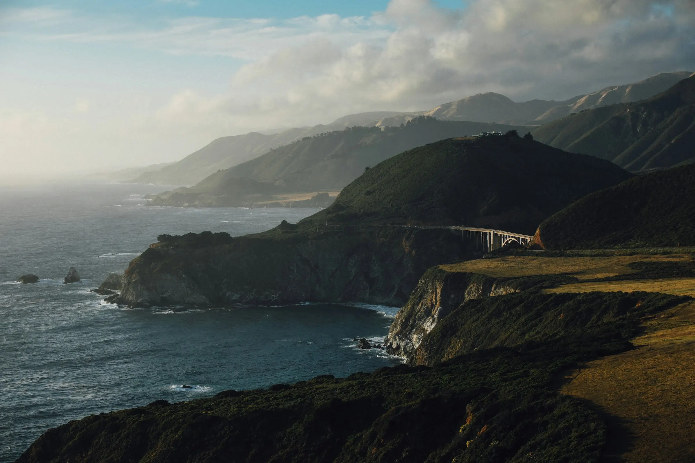 Bixby Bridge on Highway 1 along the Big Sur coast, California